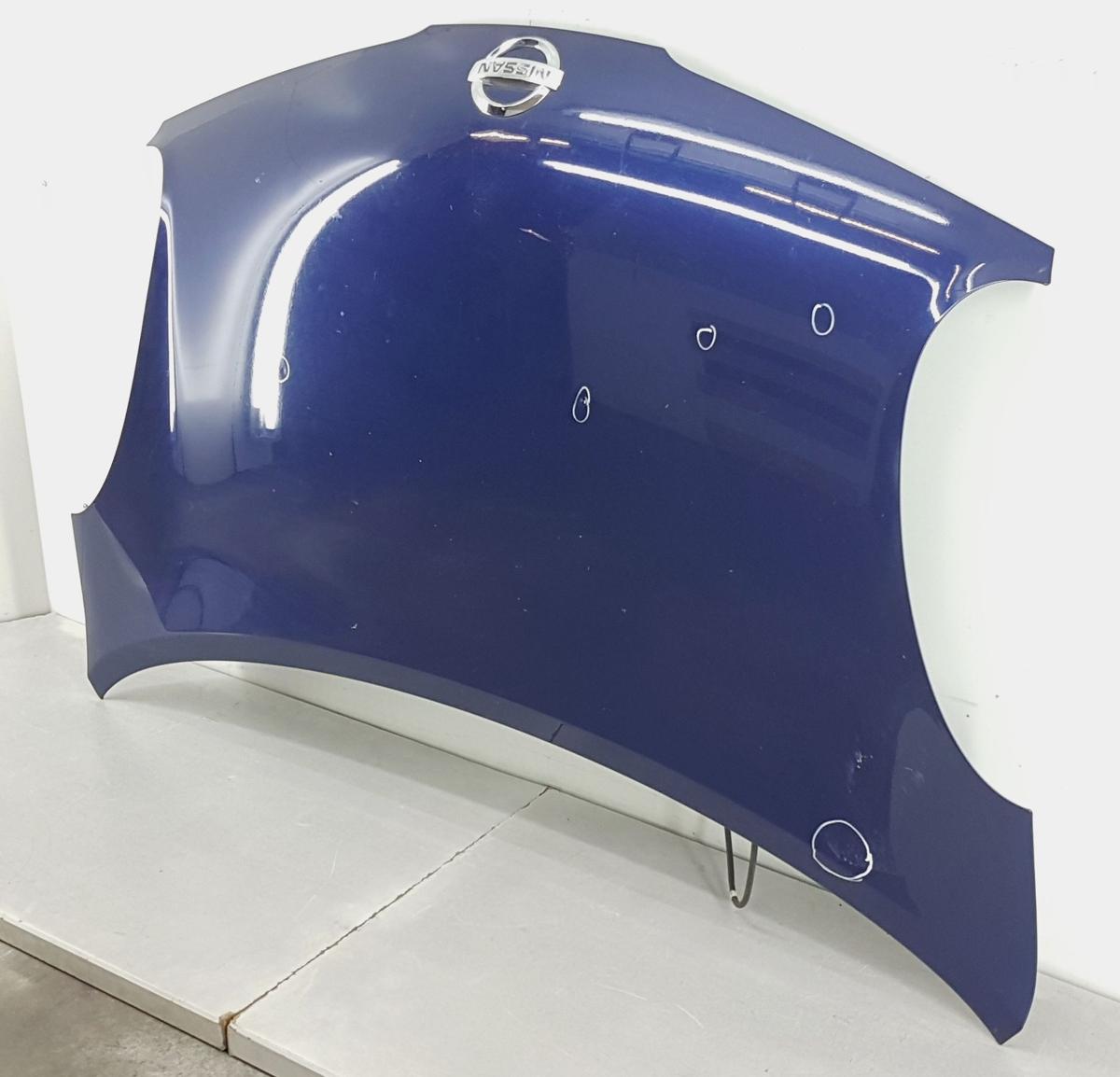 Nissan Micra K12 Motorhaube Frontklappe in BW6 Dark Blue Perl Bj2003