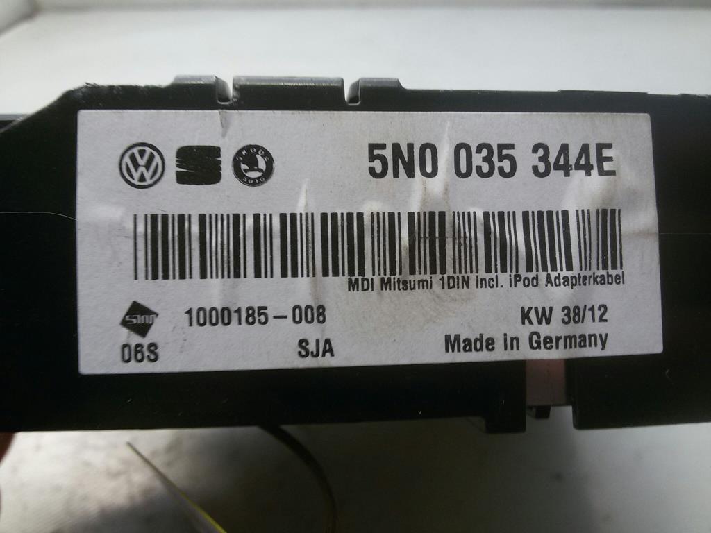 Volkswagen CC 5N0035342F Multimedia Interface 5N0035344E original BJ2012