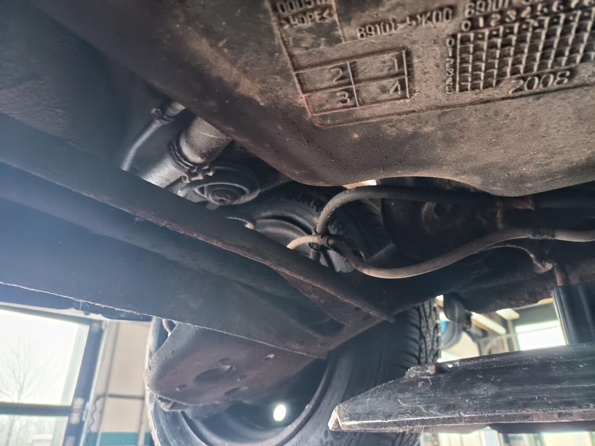 Agila B original Hinterachse trommelgebremst f&uuml;r K12B 1,3l 63kW 111tkm Bj 2008