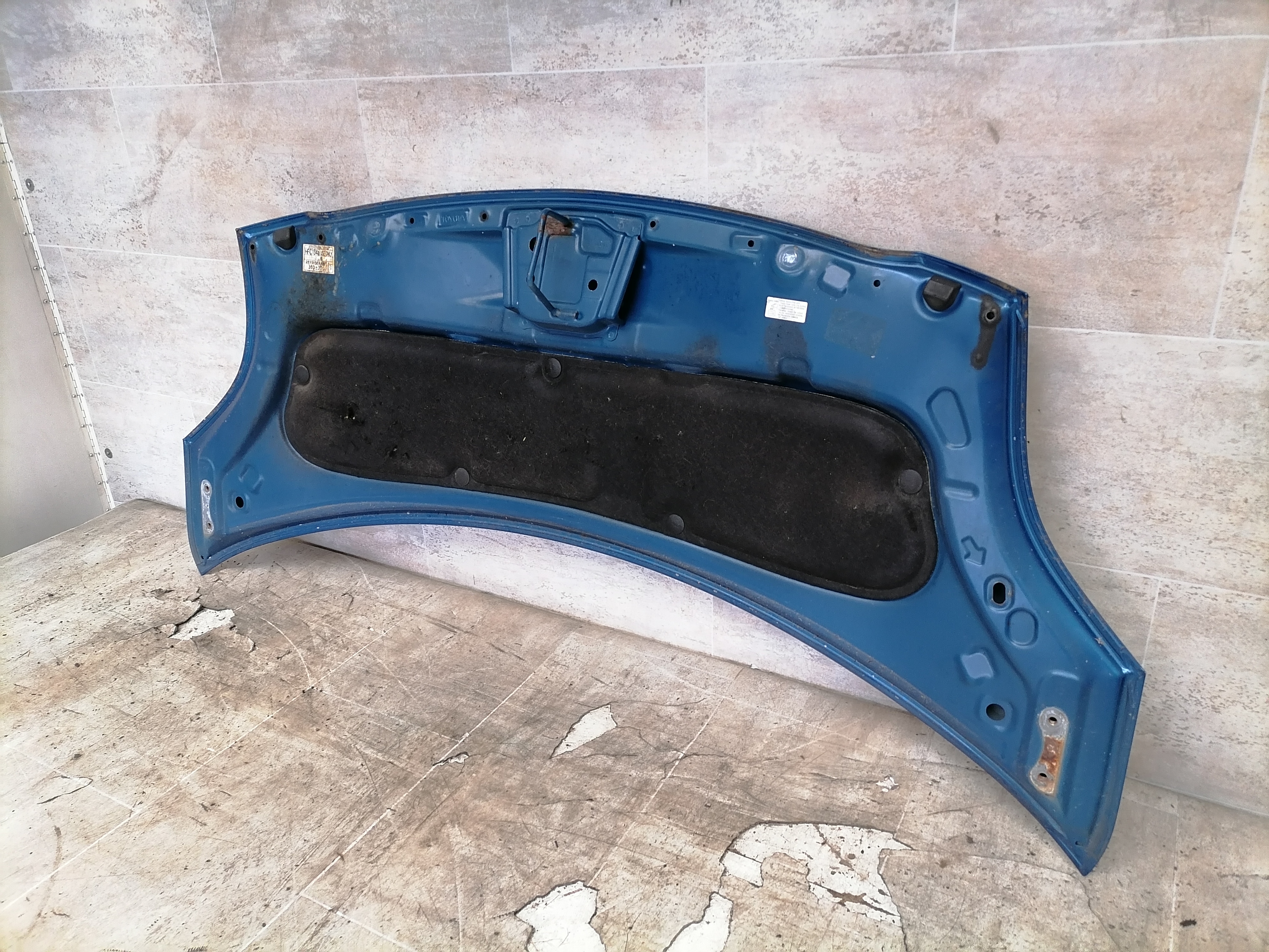 Toyota Yaris 05-09 Motorhaube Frontklappe Deckel vorn Blau Frankreich!