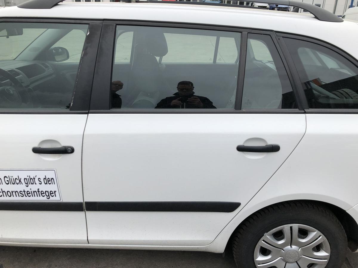 Skoda Fabia 2 5J Tür hinten links Fondtür im Rohbau Kombi LF9E weiss 06 bis 14