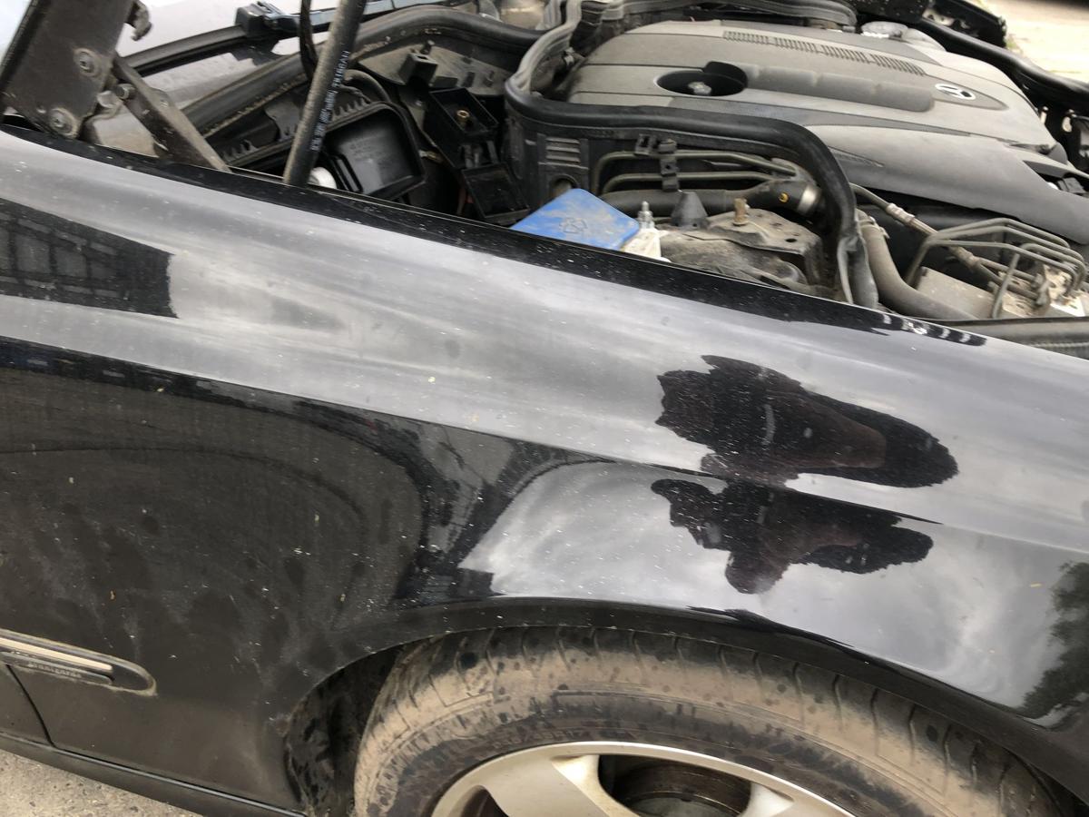 Mercedes E Klasse W211 auch Mopf Kotfl&uuml;gel vorn rechts Beifahrer 170 schwarz