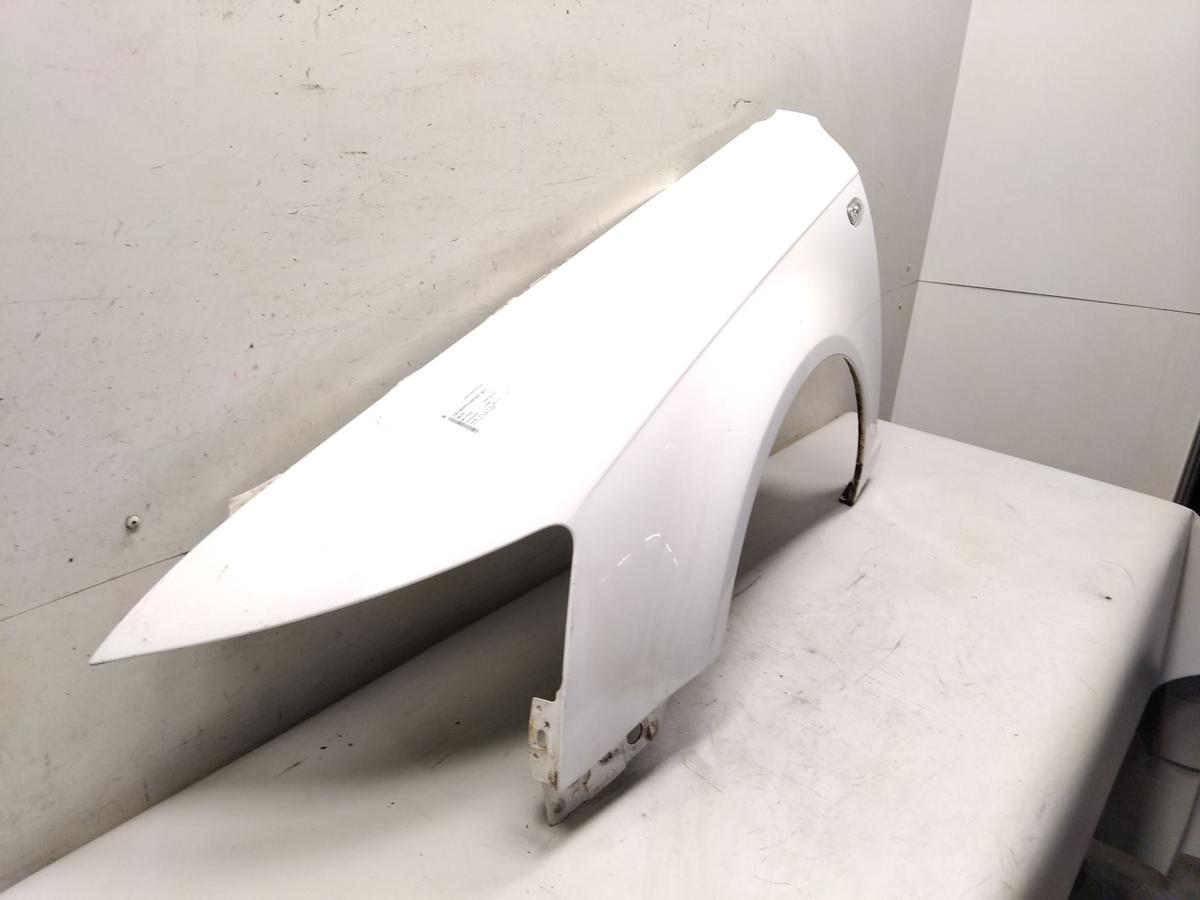 Audi A6 4F original Kotfl&uuml;gel vorn links Alu ibisweiss LY9C Bj.2008