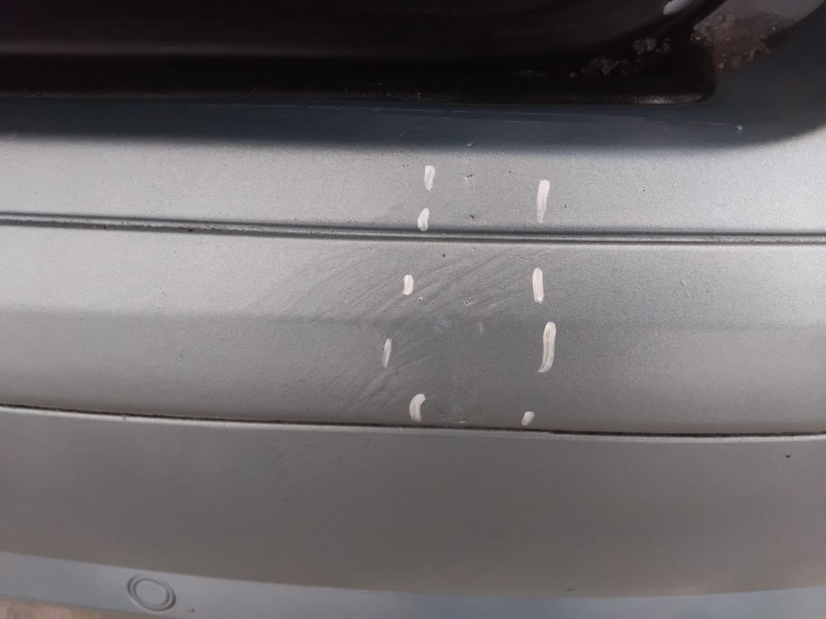 Audi A3 8P orig Sto&szlig;f&auml;nger Sto&szlig;stange hinten 3-T&uuml;rer PDC LY5J Liquidblau BJ2007