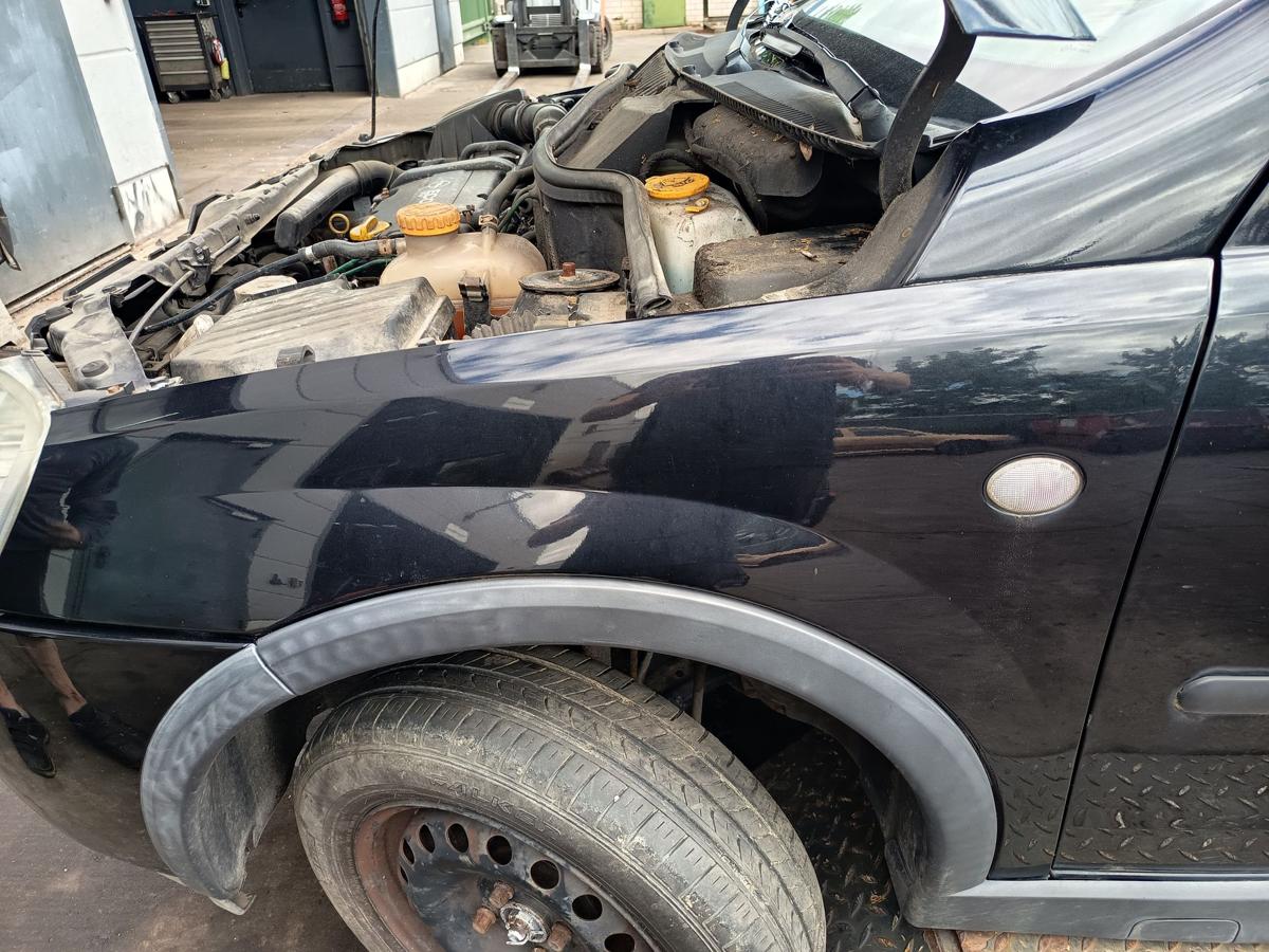 Opel Corsa C original Kotfl&uuml;gel links Seitenteil Z20R Saphirschwarz Bj 2003