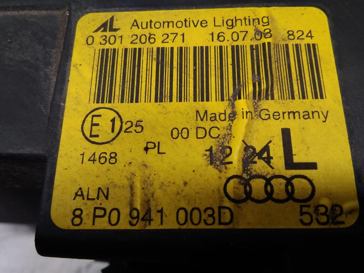 Audi A3 8P original Scheinwerfer vorn links Xenon 8P0941003D BJ2003