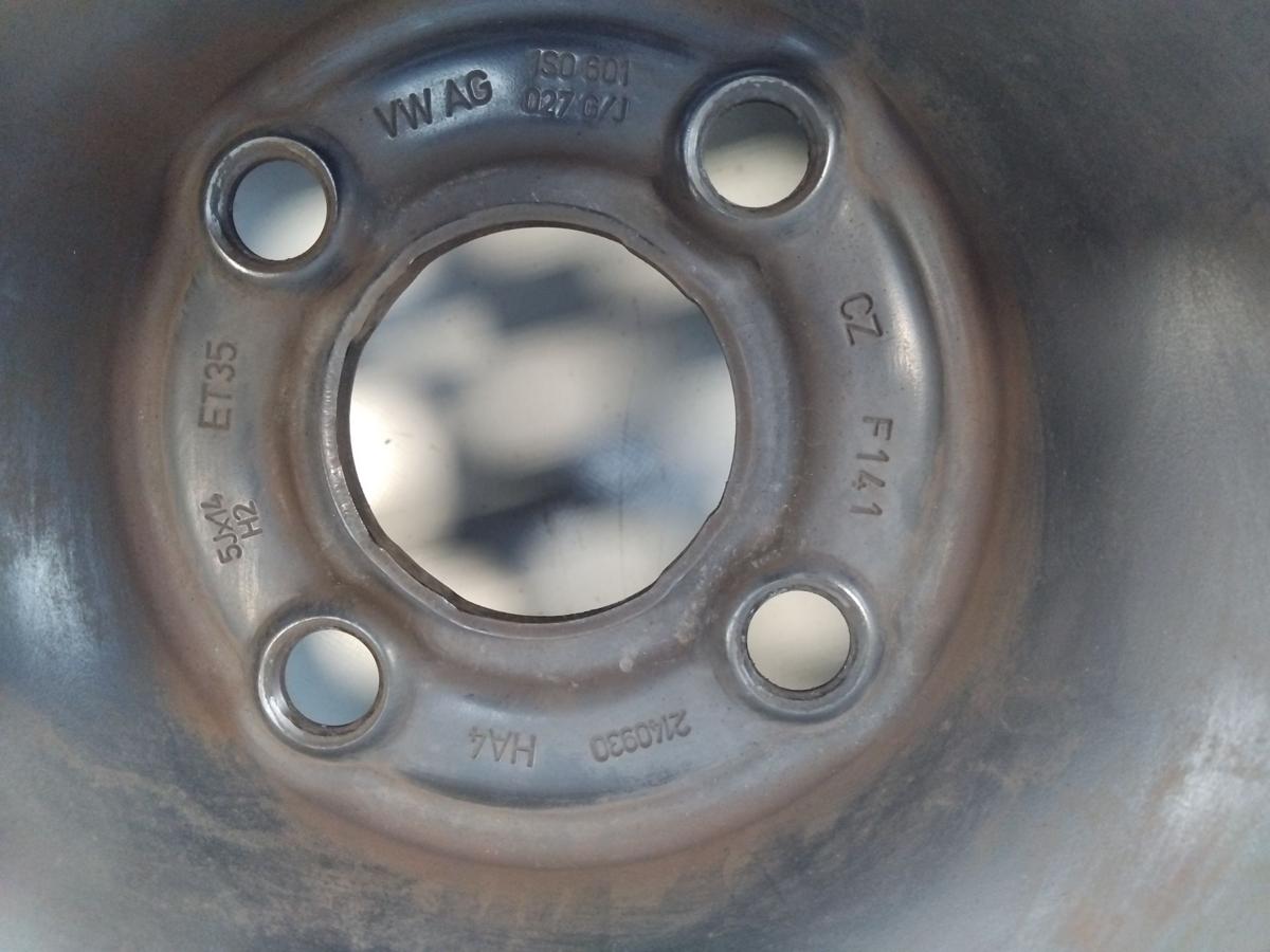 VW Up original Satz Stahlfelgen schwarz 5Jx14ET35 BJ2018