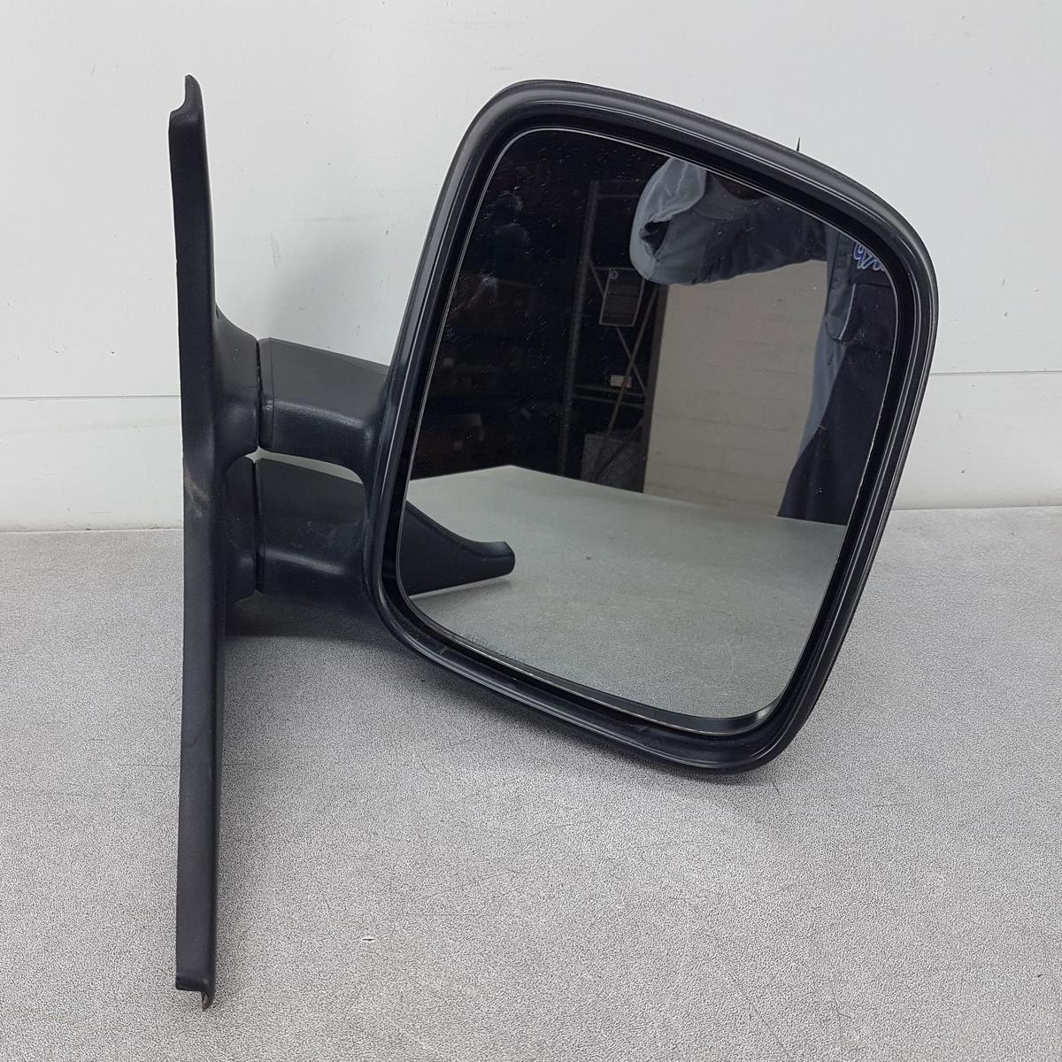 VW T4 Außenspiegel rechts in unlackiert schwarz Bj1995 manuell