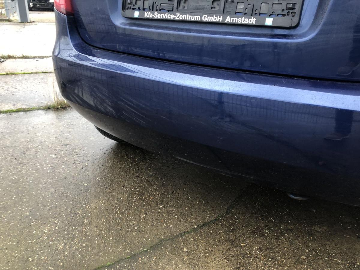 Skoda Fabia 2 Typ 5J Sto&szlig;f&auml;nger hinten Hecksch&uuml;rze ohne PDC 5trg LF5Q blau