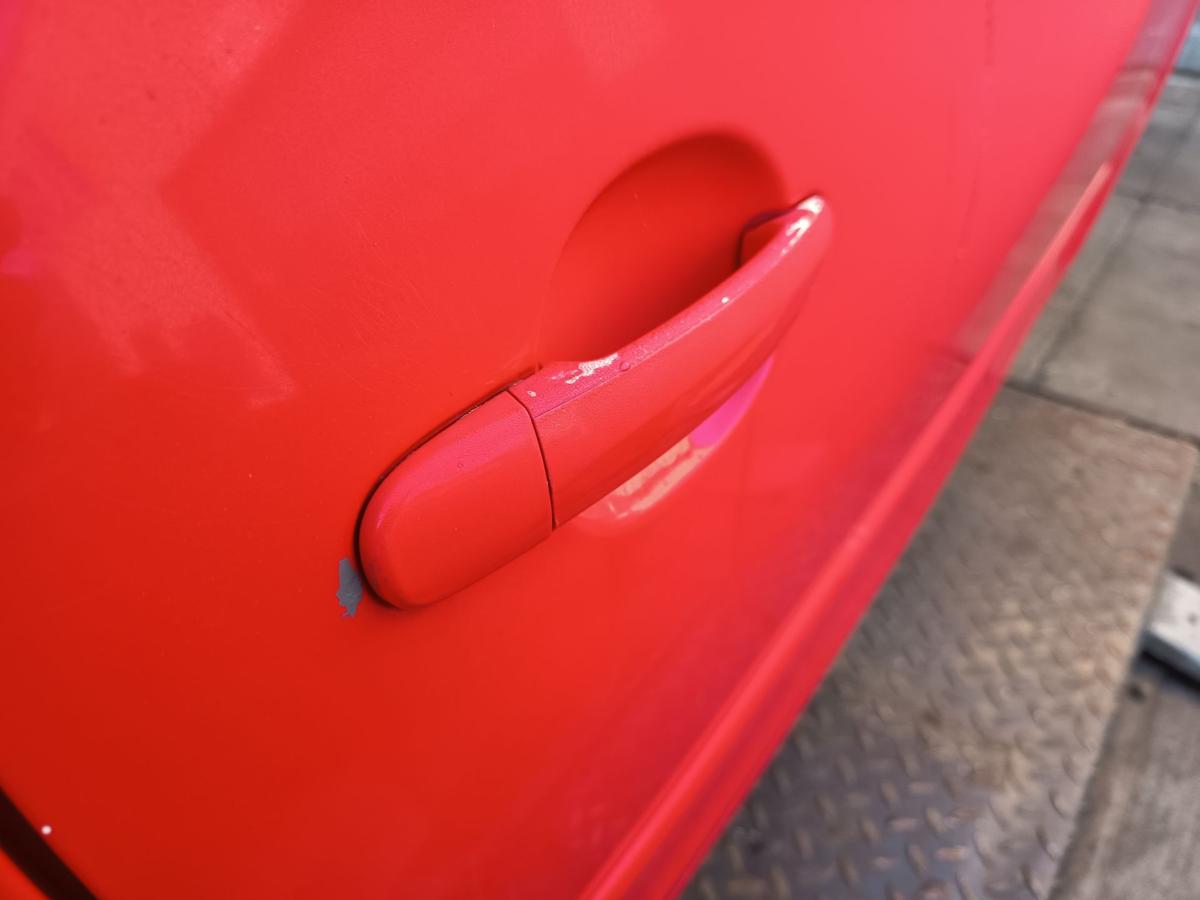 VW Polo 9N3 3türer original Tür rechts Beifahrer P3G Flashrot Bj 2006