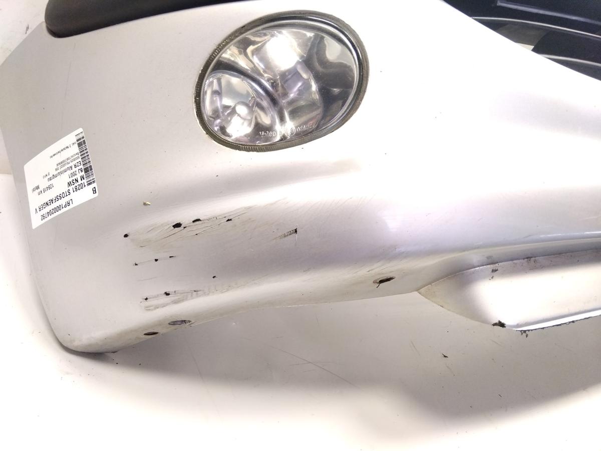 Peugeot 206 CC Cabrio orig Sto&szlig;f&auml;nger Sto&szlig;stange vorn BJ2001 EZR Aluminiumgrau
