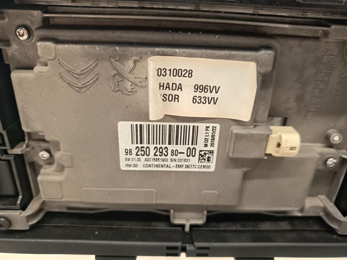 Citroen C4 II Picasso SpaceTourer Bj 2018 orig Multifunktions/Navigationsdisplay