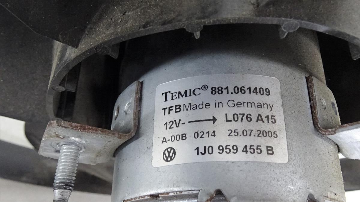 VW Fox Elektrolüfter ohne Zarge Bj2005 1J0959455B 881061409 1,2 40kw BMD