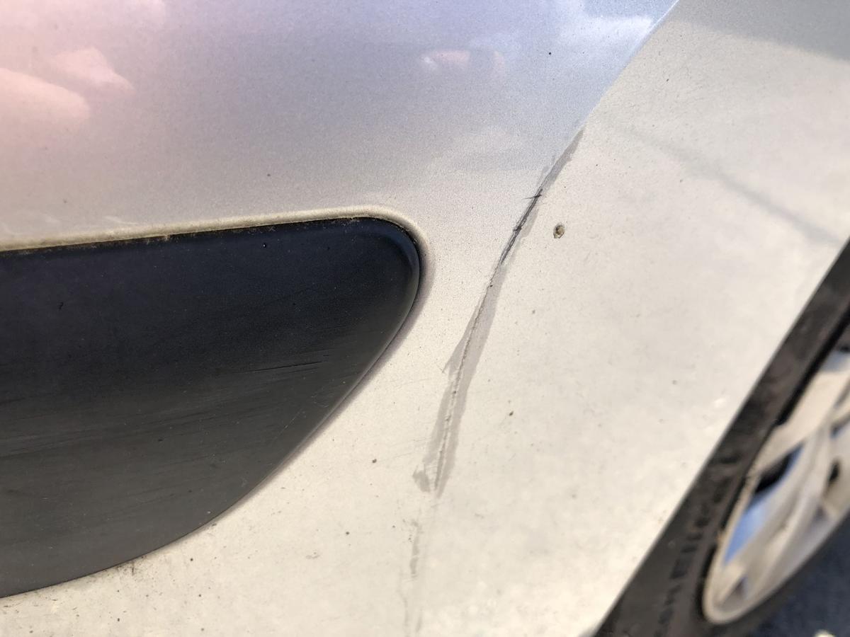 Peugeot 207 WA WC Sto&szlig;f&auml;nger vorn Frontsch&uuml;rze bis 2009 EZR Aluminiumgrau