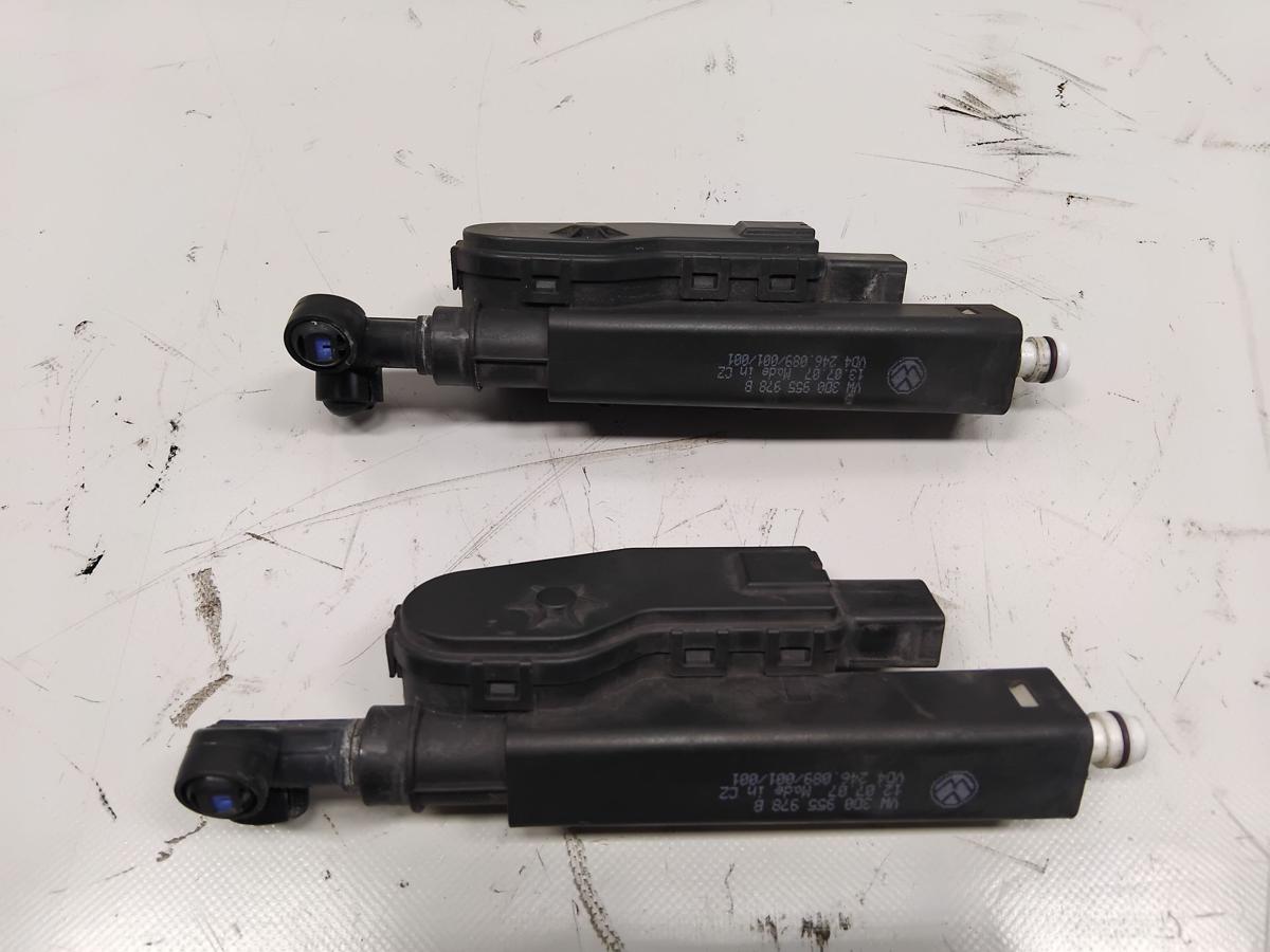 VW Phaeton GP1 orig Satz Hubzylinder mit D&uuml;sen Scheinwerferreinigungsanlage BJ07