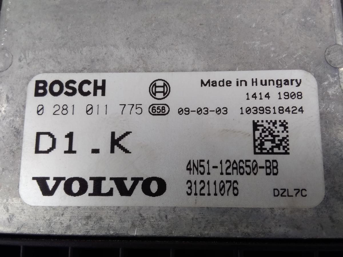 Volvo V50 S40 orig.Steuergerät Motor 1.6D 80kw D4164T BJ2009 4N5112A650BB
