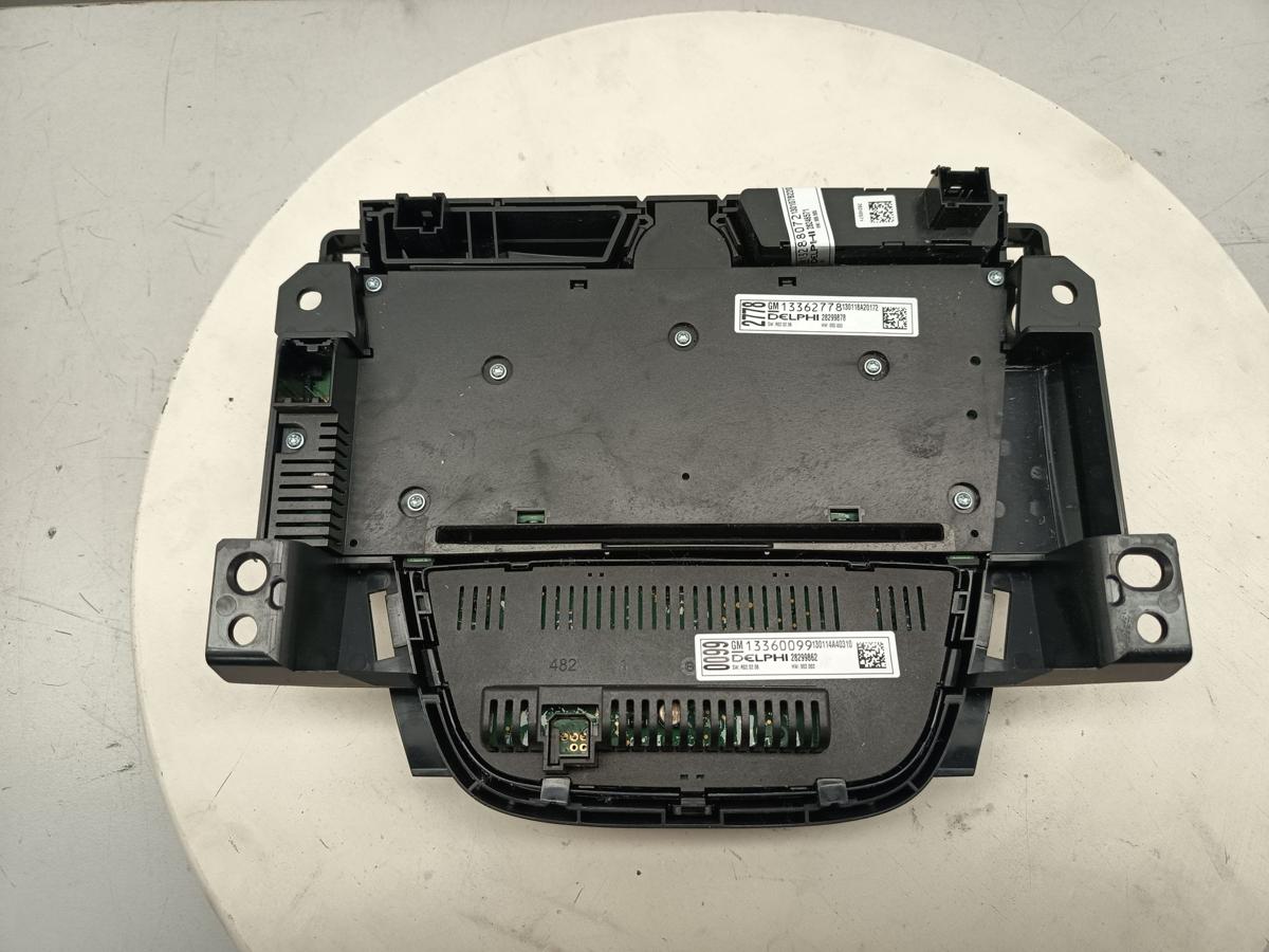 Opel Meriva B original Heizungsbet&auml;tigung Klimabedienteil 13362778 Bj 2013