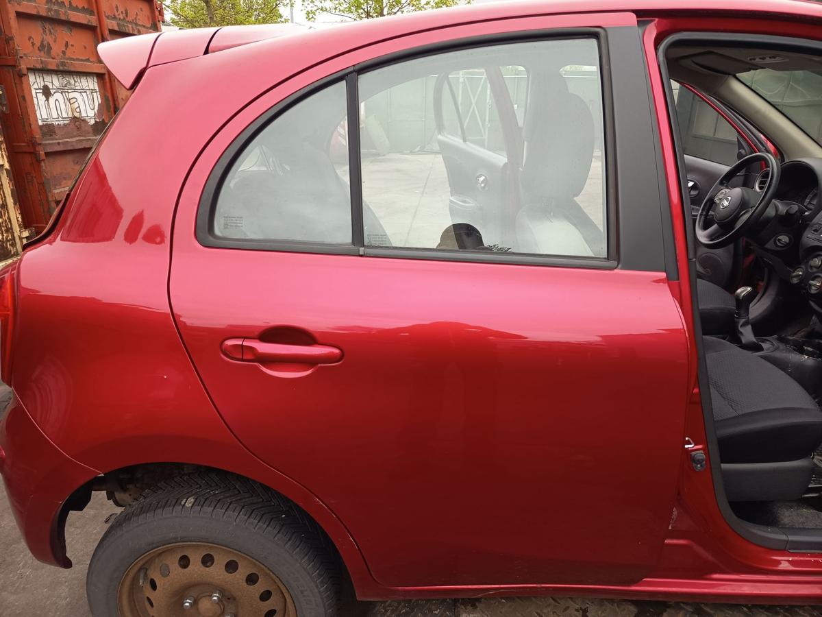 Nissan Micra K13 original T&uuml;r hinten rechts Fond AY4 Kaminrot Bj 2013