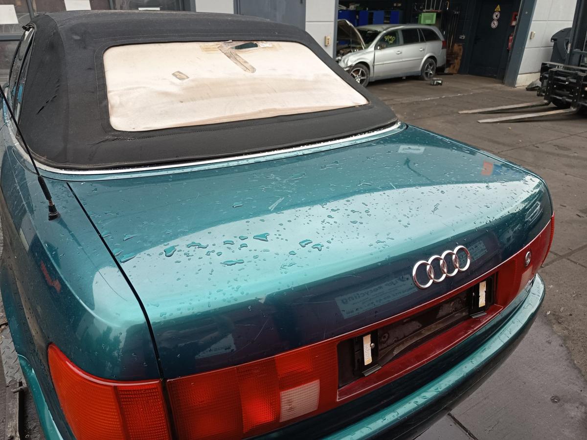 Audi Cabrio B3 8G7 orig Heckklappe Kofferraumdeckel LZ6P Gomera grünmet Bj 1991