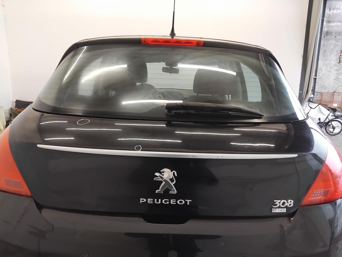 Peugeot 308 I Facelift Heckklappe KTV black perla nera mit Scheibe BJ2011 Fließheck