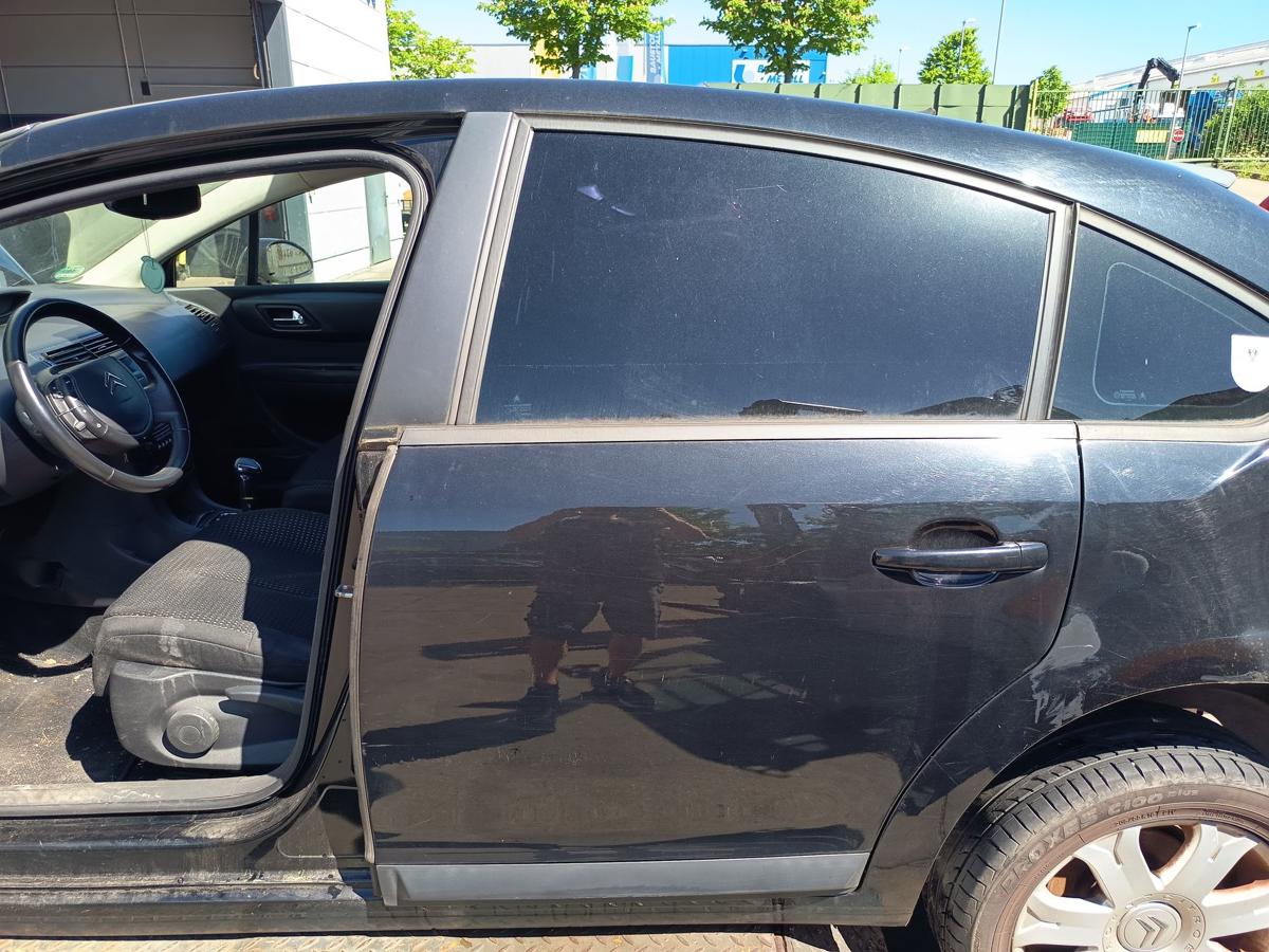 Citroen C4 5t&uuml;rig original T&uuml;r hinten links Fond Rohbau KTV Perla Nera Bj 2009