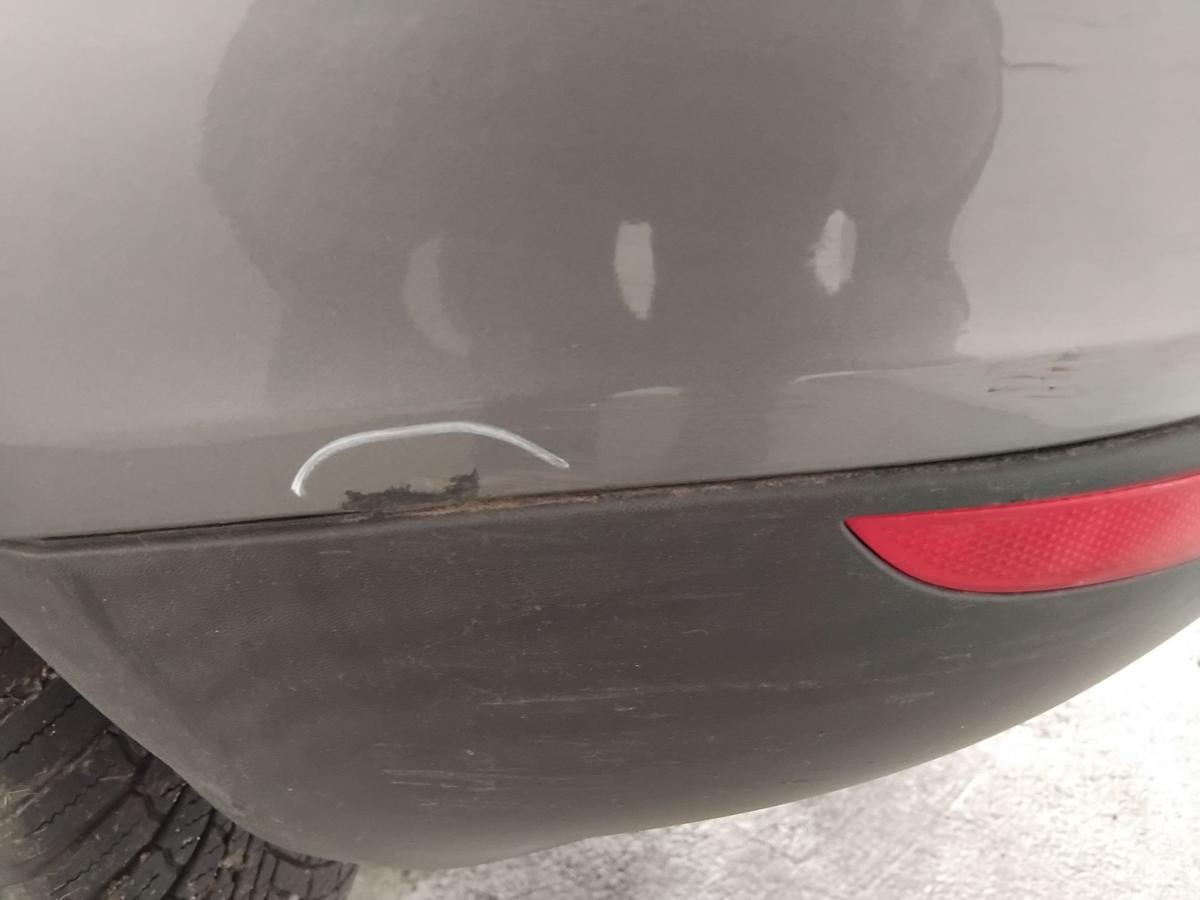 VW Golf Plus 5M original Sto&szlig;f&auml;nger Sto&szlig;stange hinten BJ2006 LA7T unitedgrey