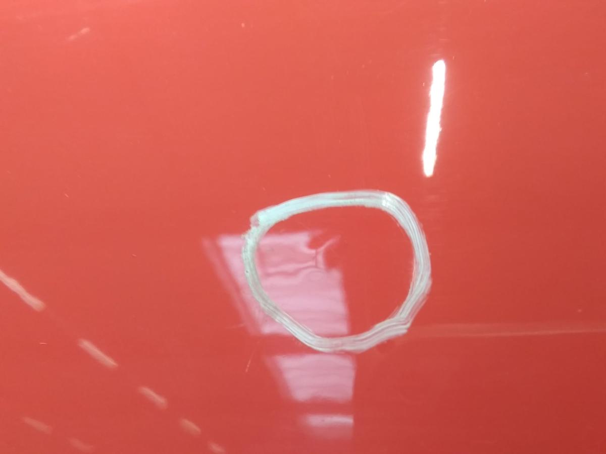 Ford Ka 2 RU8 Tür links Fahrertür sunriserot Bj.2009