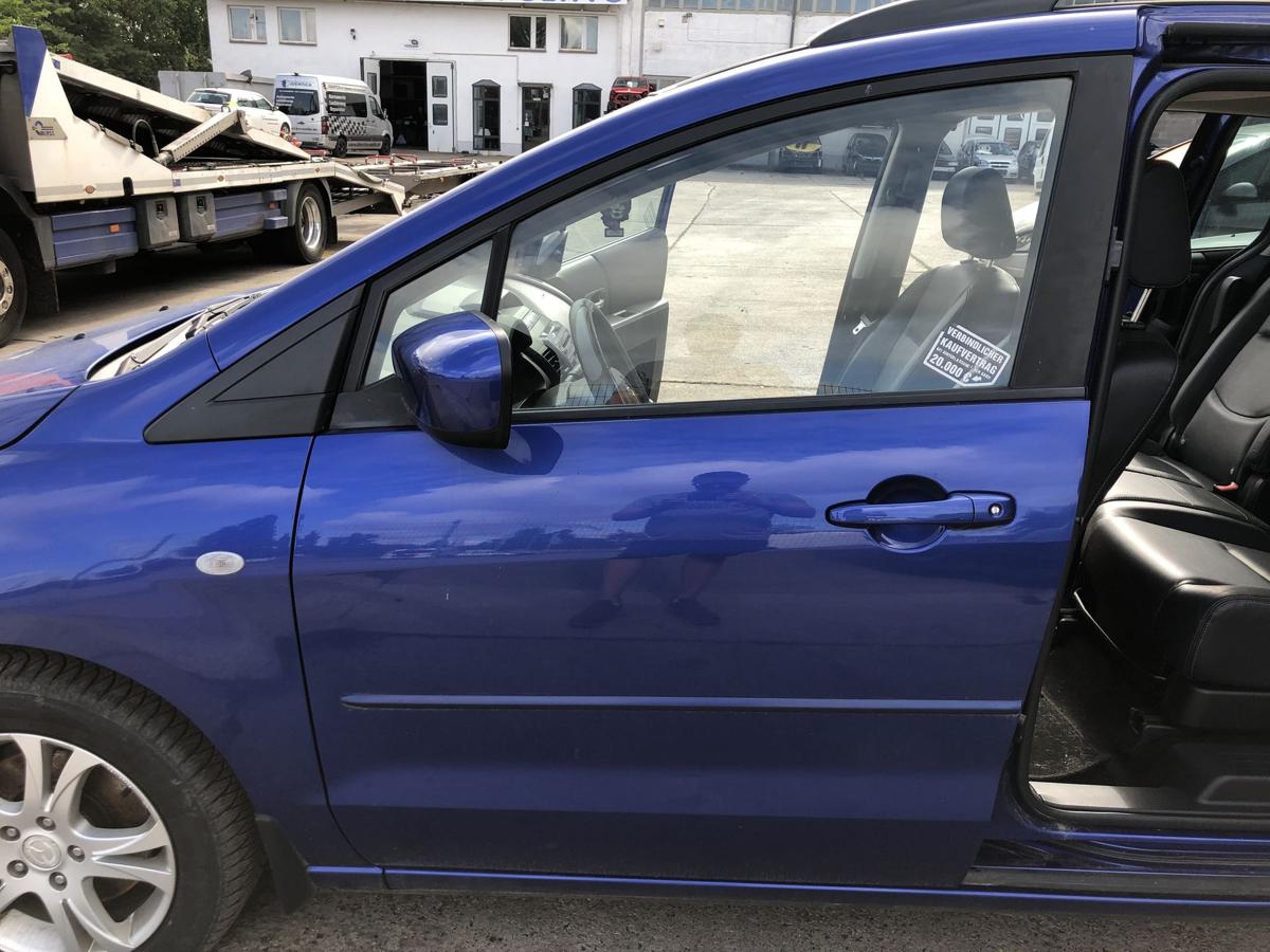 Mazda 5 CR ab 2008 T&uuml;r vorn links Fahrert&uuml;r im Rohbau 34J Aurora Blue