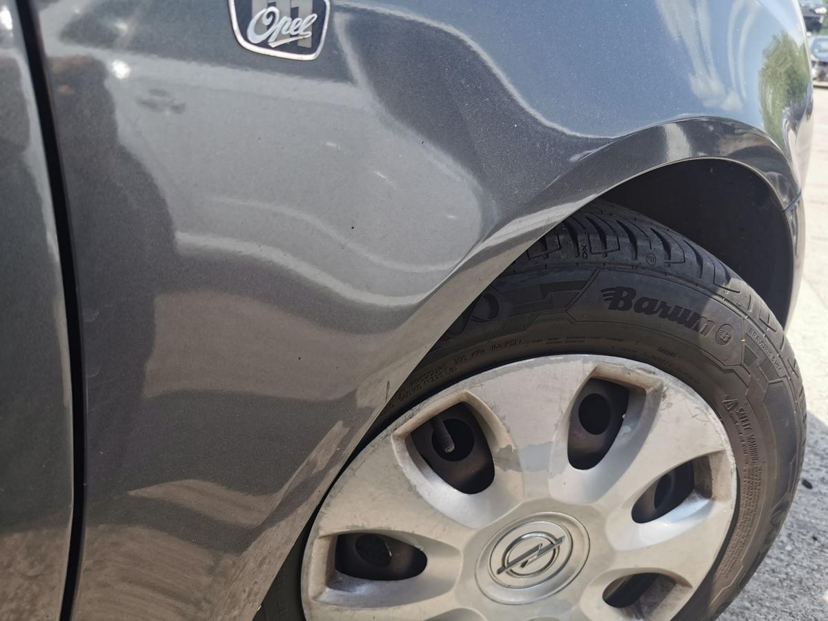 Opel Corsa D Kotflügel Fender Seitenwand vorn rechts Z177 Karbongraumetallic