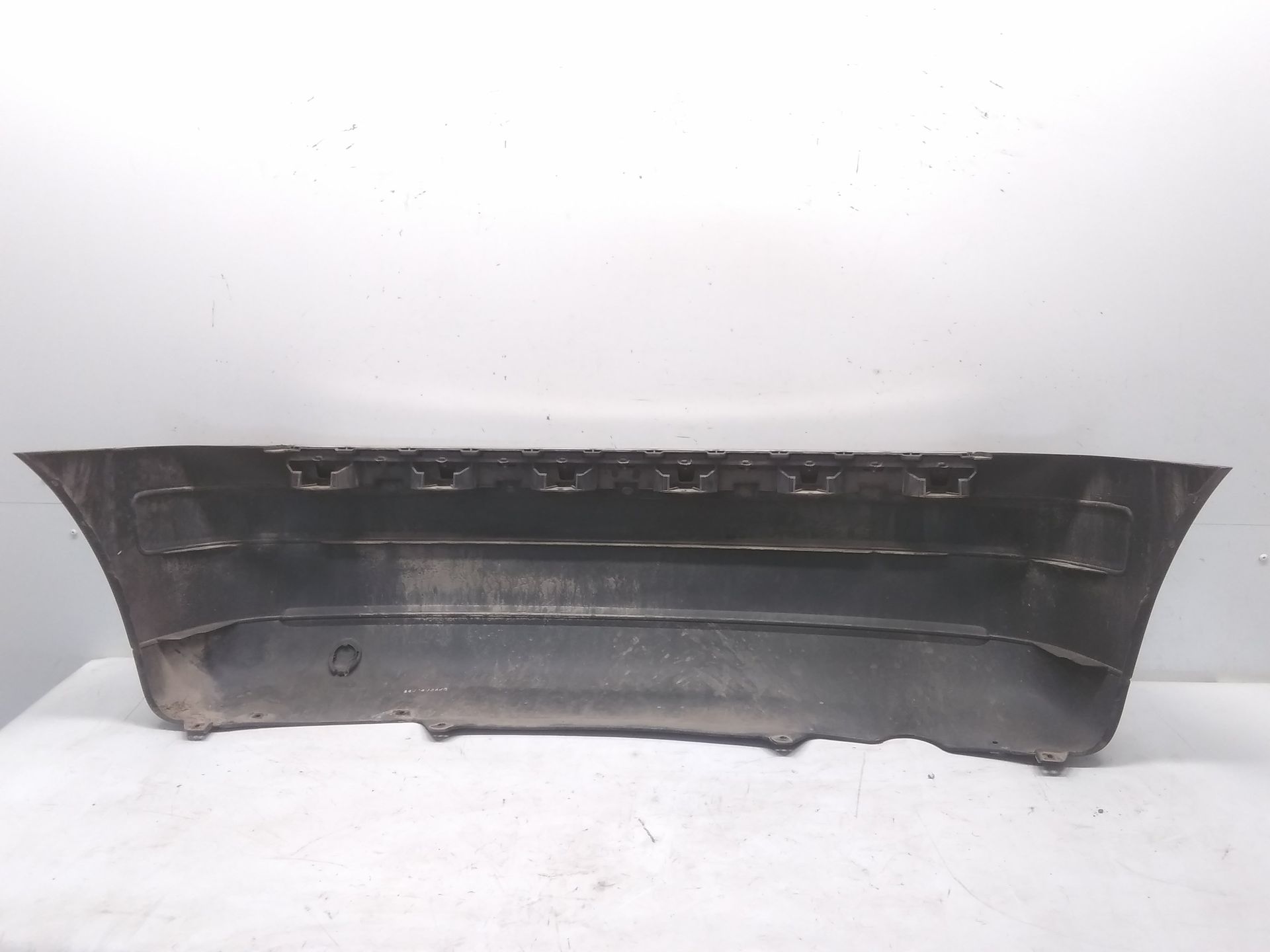 Audi A2 original Sto&szlig;stange Stossf&auml;nger hinten LZ9W-ebonyschwarzmetallic Bj.2001