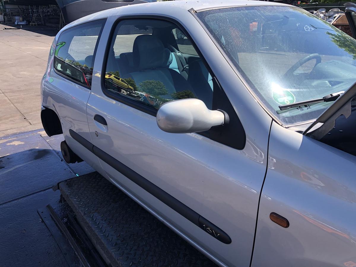 Renault Clio B Phase II original Tür rechts Beifahrer MV632 Gris Boreal Bj 2003
