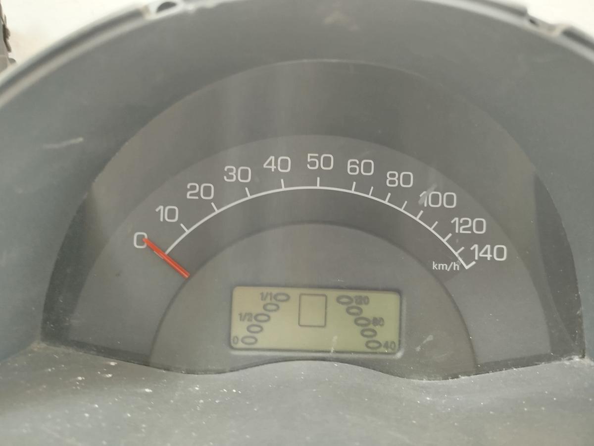 Smart ForTwo 450 Cabrio Tacho Motorsteuerger&auml;t SAM Kombiinstrument 599ccm 45kw