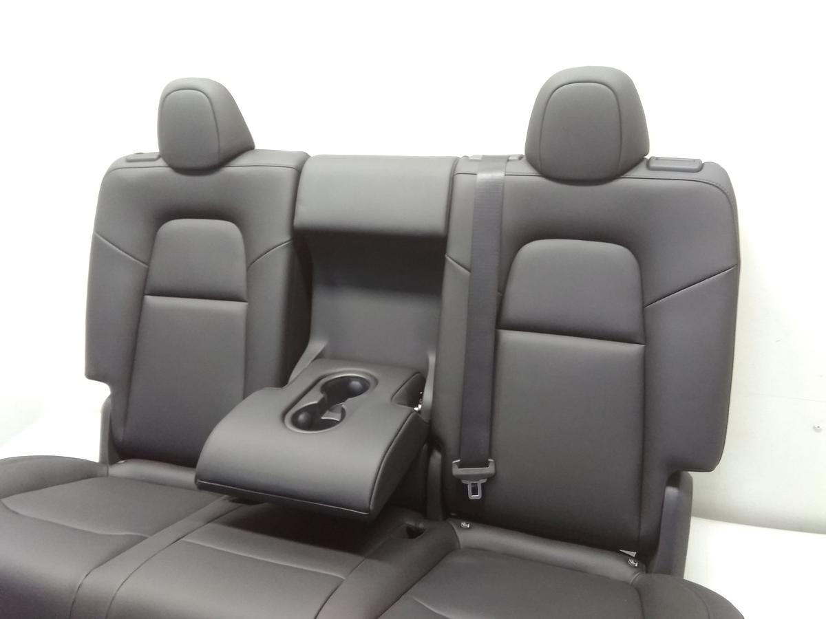 Tesla Model Y original Rücksitzbank Sitzbank hinten schwarz Pure Black