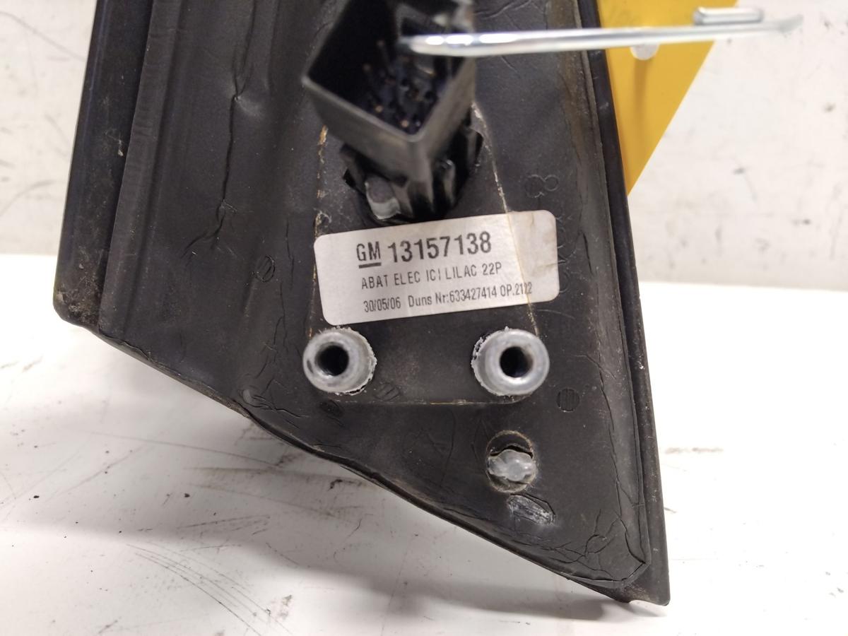 Opel Meriva A orig.Au&szlig;enspiegel links elektrisch anklappbar beheizt 8polig BJ06