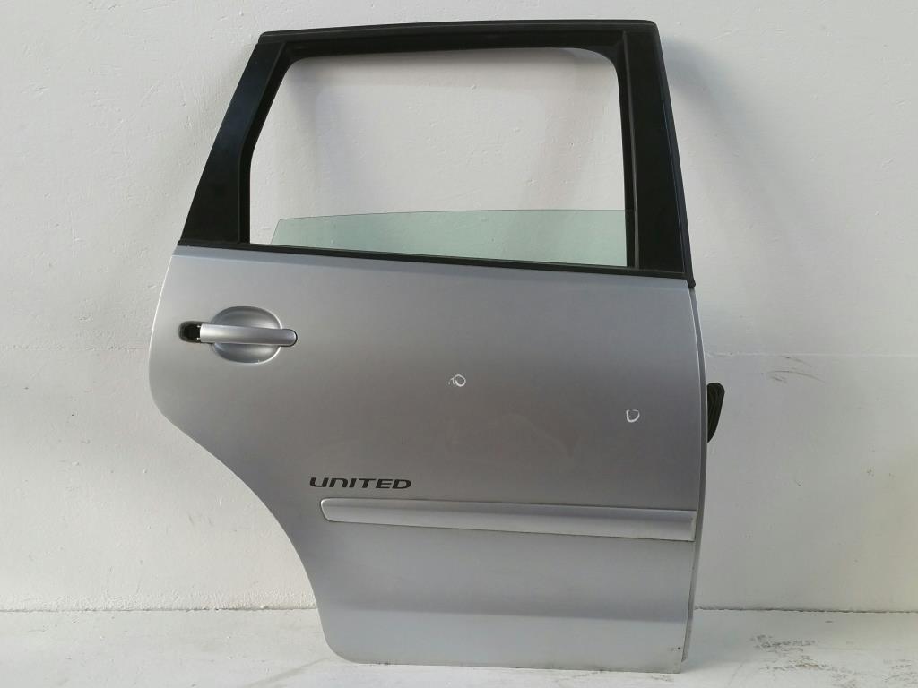 VW Polo 9N3 Bj.09 Tür hinten rechts Rohbau silber LA7W