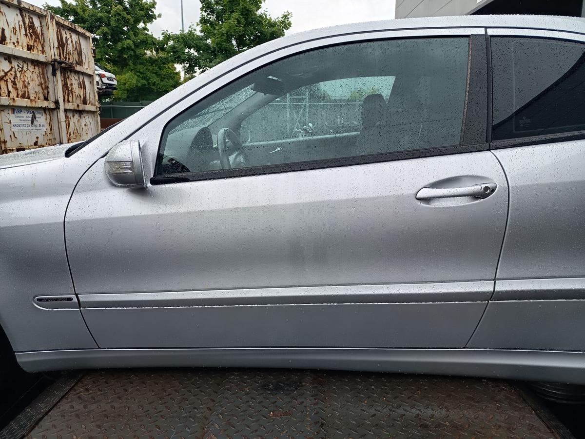 Mercedes CL203 Coupe orig Tür links Fahrertür 775 Silber Bj 2006