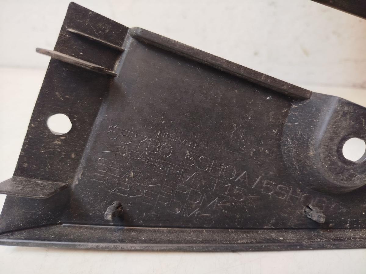 Nissan Leaf ZE1 40kWh Plastiverkleidung Rahmen Dichtung Ladeanschluss vorn