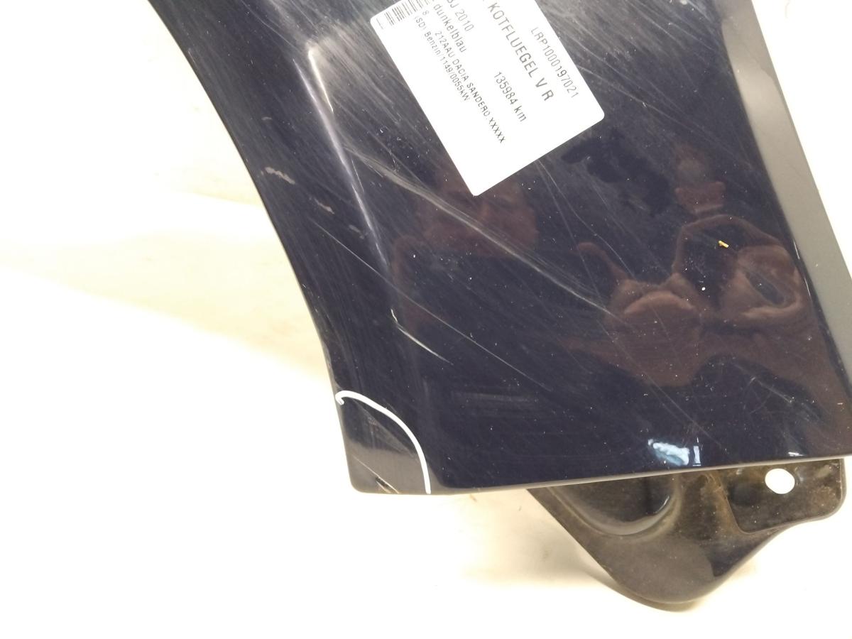 Dacia Sandero 1 original Kotfl&uuml;gel vorn rechts dunkelblau BJ2010