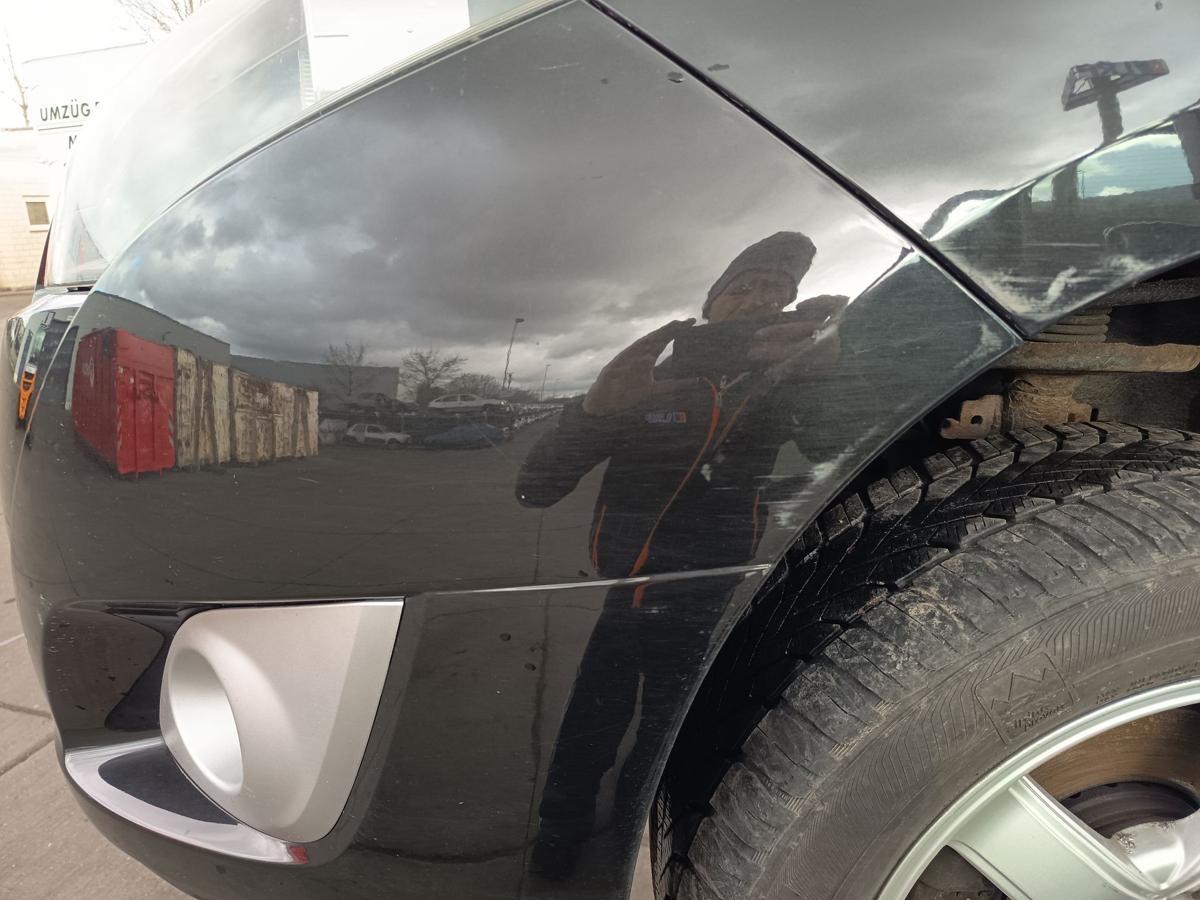 Renault Grand Scenic 3 orig Sto&szlig;stange F&auml;nger vorn Front 676 Perlschwarz Bj 2009