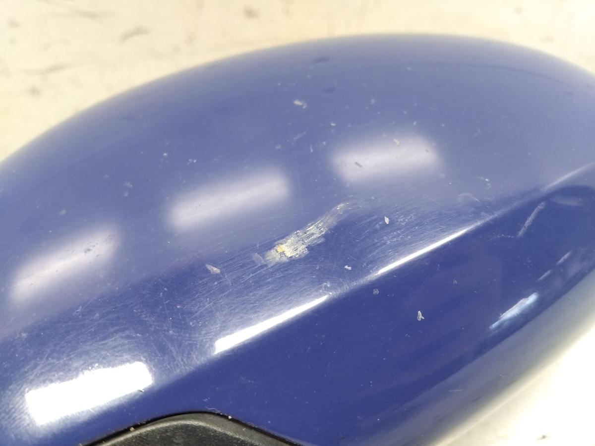 Seat Leon 1M original Au&szlig;enspiegel links elektrisch beheizt Facelift BJ2003 LS5G Canaria Blau