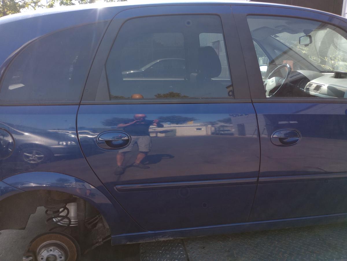 Opel Meriva A orig Tür hinten rechts Beifahrerseite Z21B Ultrablau Bj 2004