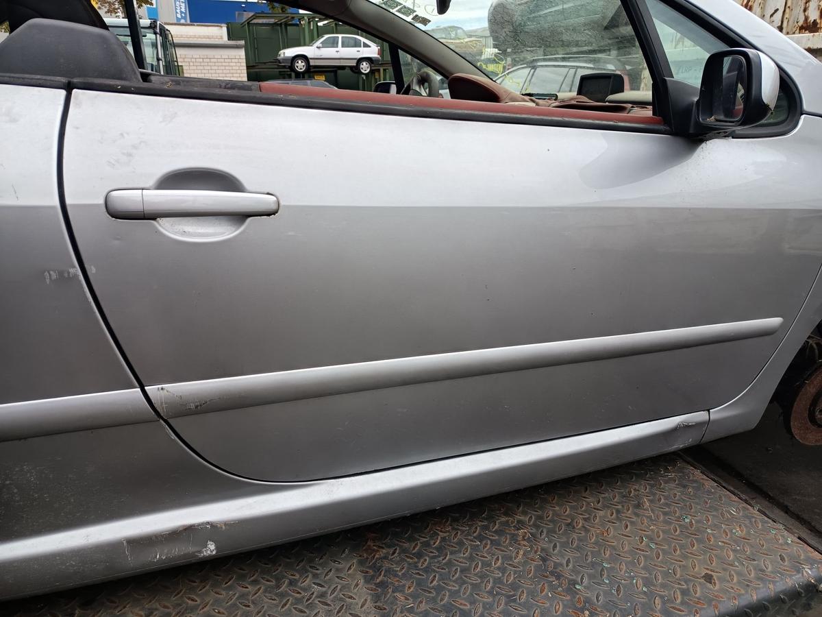 Peugeot 307CC Cabrio orig Tür rechts Beifahrertür EZR Silbergrau Bj 2003