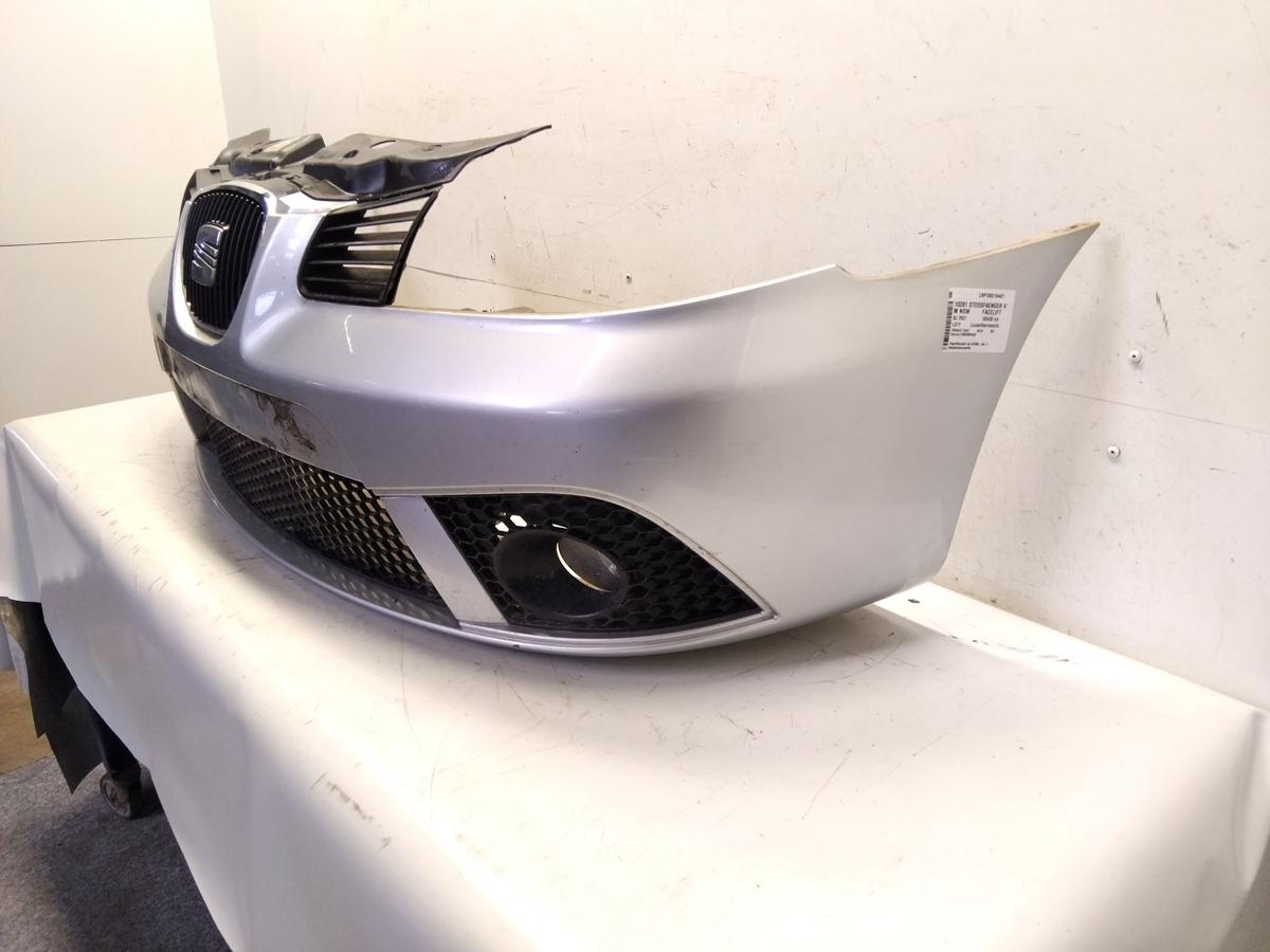 Seat Ibiza 6L Facelift orig.Stoßstange Stoßfänger vorn LS7Y Lunasilber BJ2007
