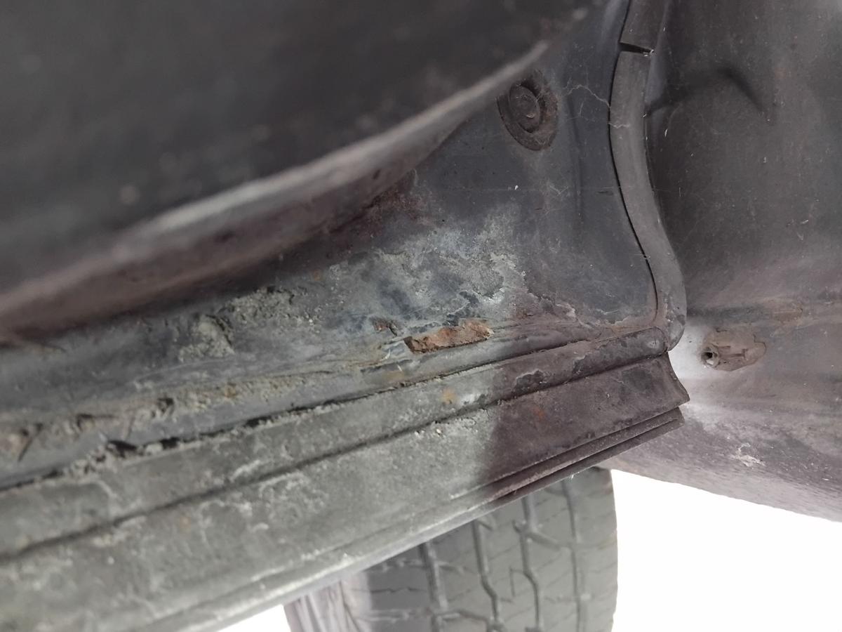 Porsche Cayenne 9PA Turbo Tür vorn links Fahrertür Rohbau LD7Z Titanium BJ2003