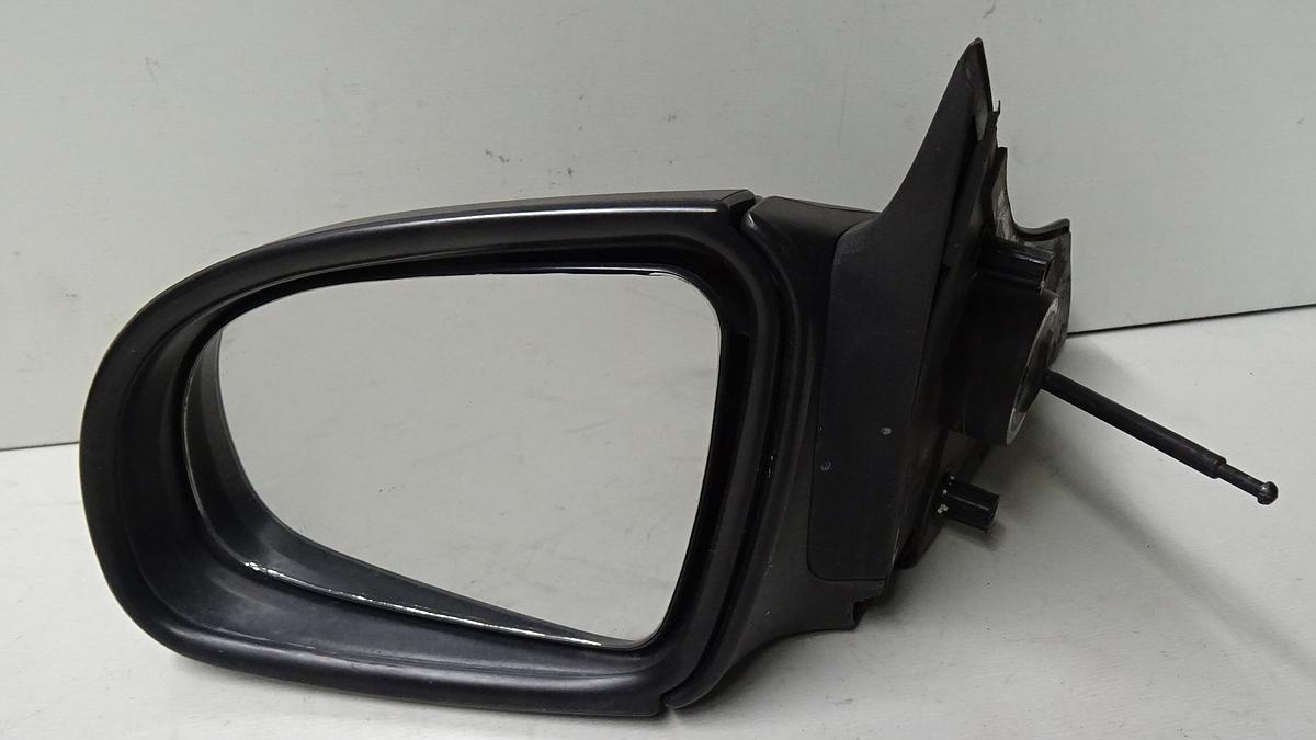 Opel Corsa B BJ1998 Außenspiegel links 008062349 mechanisch schwarz unlackiert