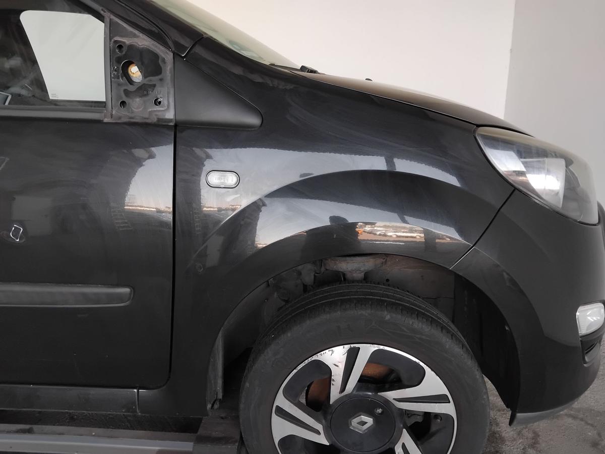 Renault Twingo 2 Facelift original Kotfl&uuml;gel vorn rechts schwarz NV676 BJ2014