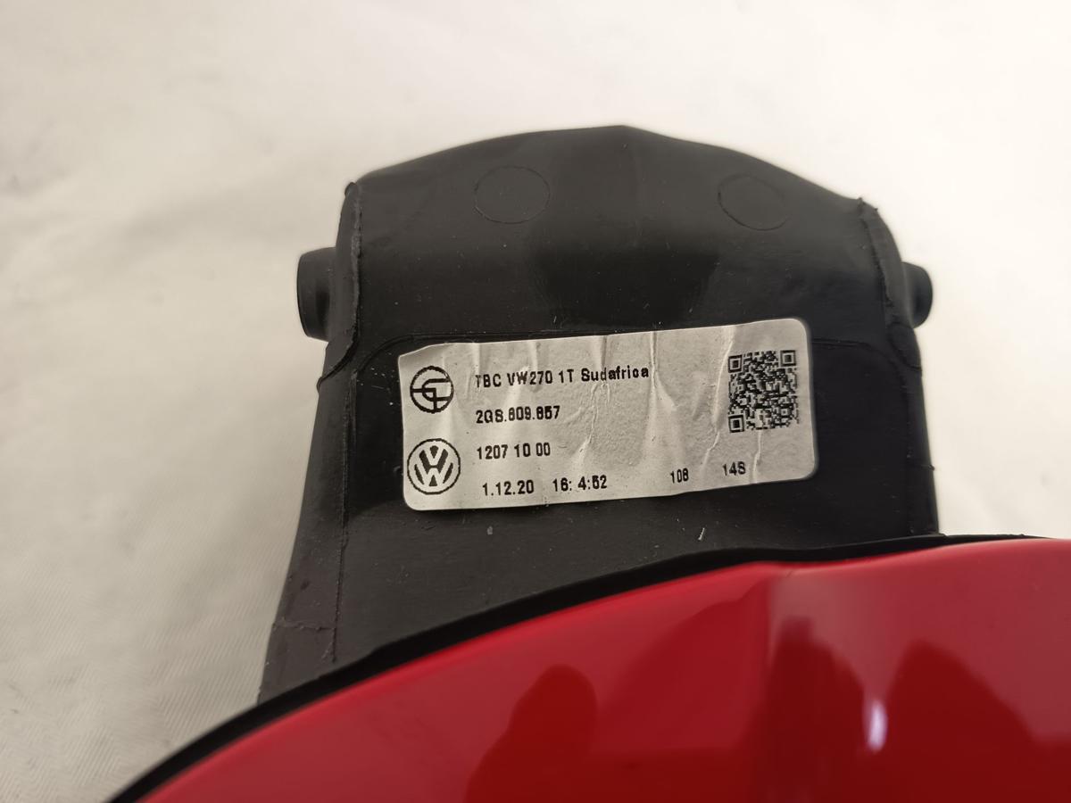 VW Polo VI AW original Tankklappe mit Stellelement LP3G Flashrot BJ 2021