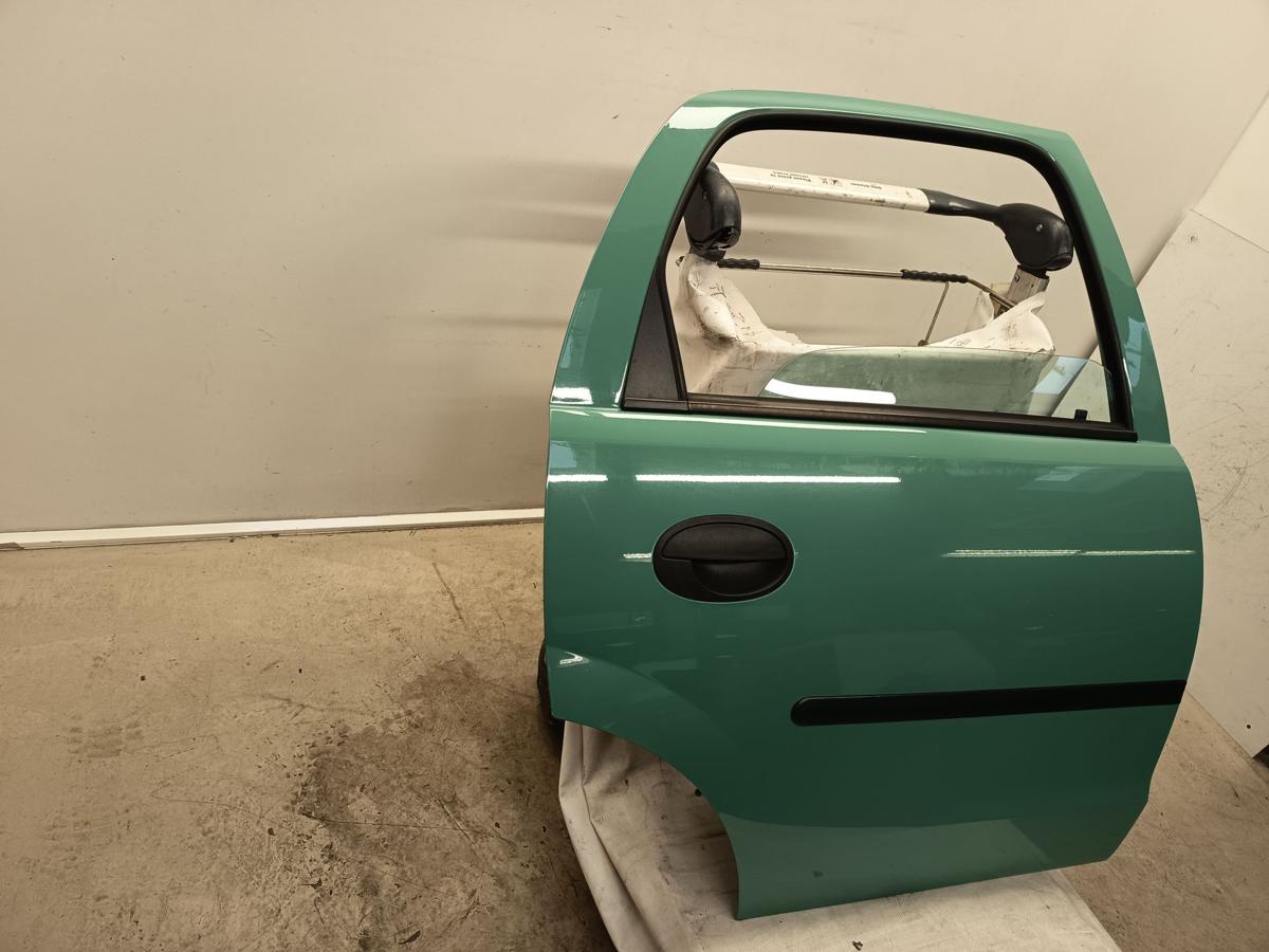 Opel Corsa C original Tür hinten rechts 86U-Fiftiesgruen Bj 2001