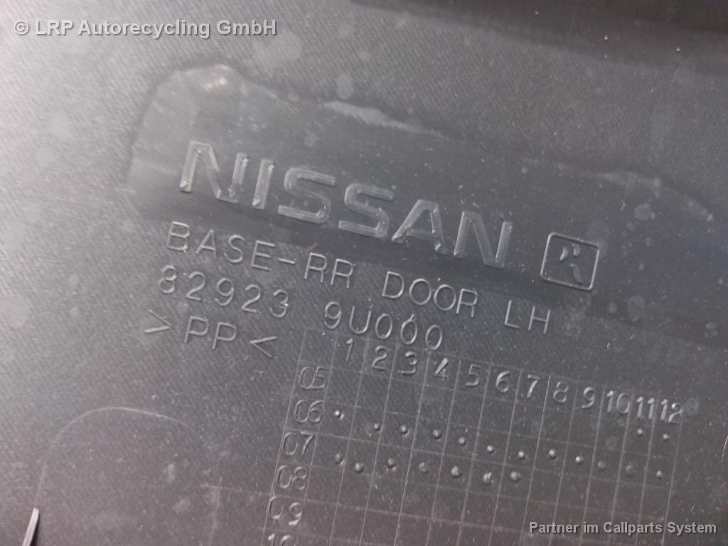 Nissan Note BJ2008 Türverkleidung Tür hinten links 829239U000