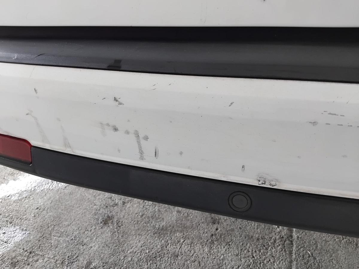 Opel Vectra C Kombi orig Sto&szlig;stange Stossf&auml;nger hinten PDC Facelift BJ2007 Z474 Casablancawei&szlig;